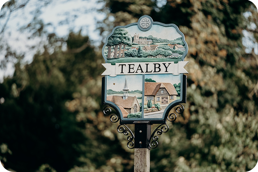 Tealby Village sign